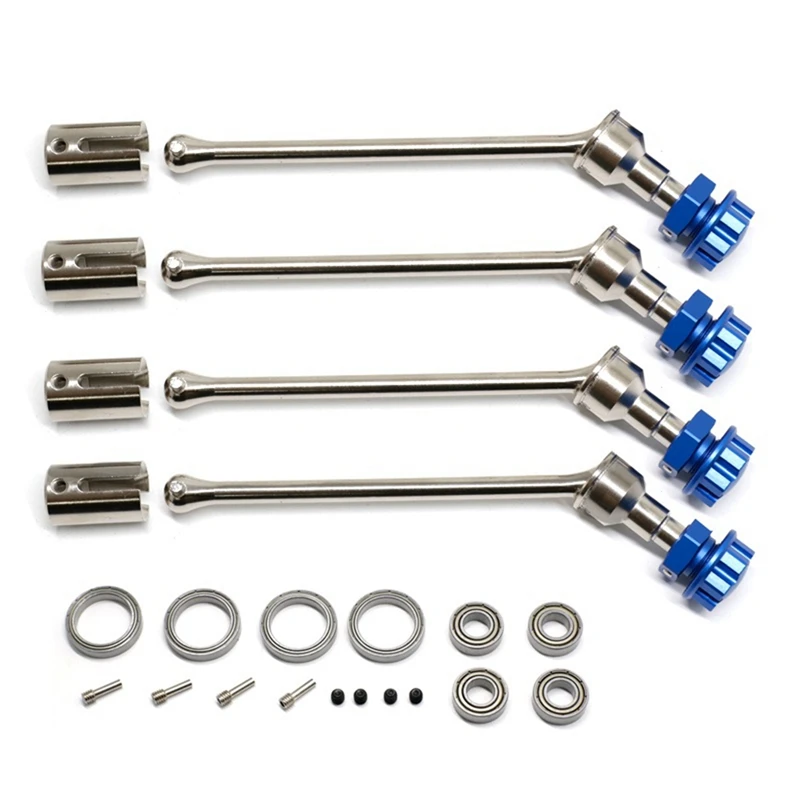 4Pcs 8996X Steel Extended Drive Shaft CVD with Splined Wheel Hex for 1/10 Traxxas MAXX WideMaxx RC Car Parts,Blue A
4Pcs 8996X Steel Extended Drive Shaft CVD with Splined Wheel Hex for 1/10 Traxxas MAXX WideMaxx RC Car Parts,Blue A
