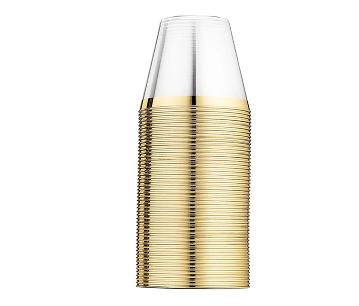 50Pcs Gold Silver Plastic Cups 9Oz Clear Old Fashioned Tumblers Rimmed Fancy Disposable Wedding Elegant Party Cups with Gold Rim
50Pcs Gold Silver Plastic Cups 9Oz Clear Old Fashioned Tumblers Rimmed Fancy Disposable Wedding Elegant Party Cups with Gold Rim