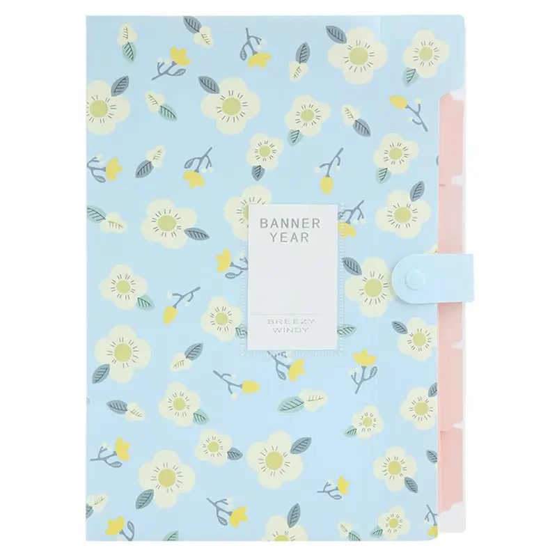 Skydue Floral Printed Accordion Document File Folder Expanding Letter Organizer (Blue) 
Skydue Floral Printed Accordion Document File Folder Expanding Letter Organizer (Blue)