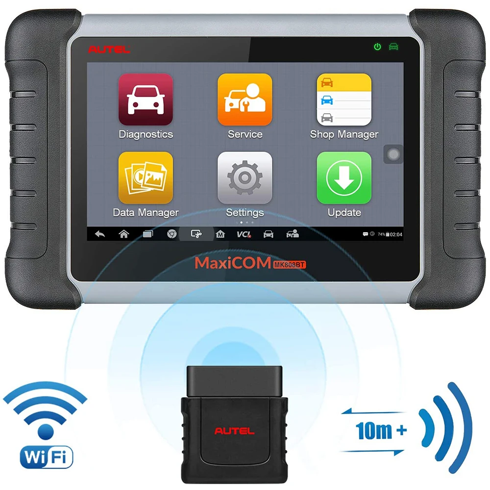Autel MaxiCOM MK808BT Wireless Car Diagnostic Tool ODB2 scanner 25 Services All System Diagnosis Oil Reset, EPB, SAS, BMS, DPF
Autel MaxiCOM MK808BT Wireless Car Diagnostic Tool ODB2 scanner 25 Services All System Diagnosis Oil Reset, EPB, SAS, BMS, DPF