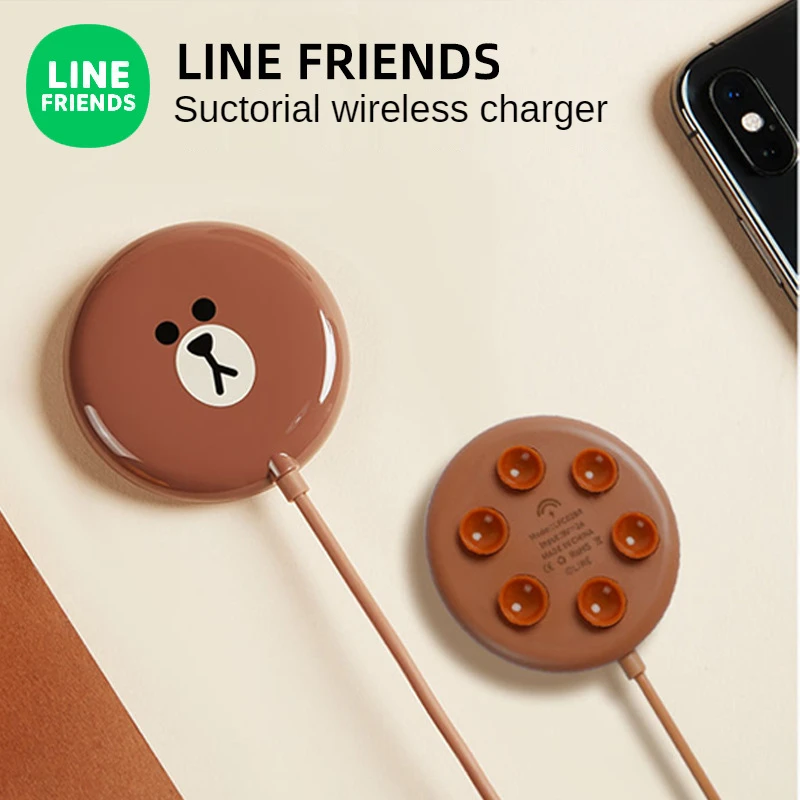 Беспроводное зарядное устройство Linefriends для Apple 12pro, Huawei, Xiaomi, на присоске, 15 Вт, Сверхбыстрая зарядка
Беспроводное зарядное устройство Linefriends для Apple 12pro, Huawei, Xiaomi, на присоске, 15 Вт, Сверхбыстрая зарядка