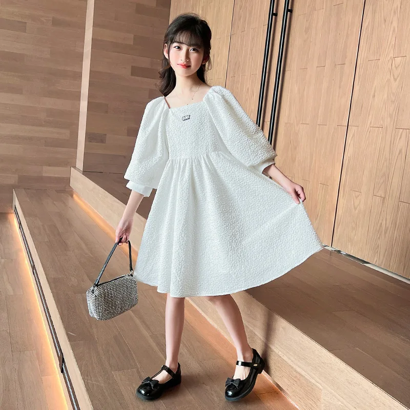 Girls Summer Dress Teenage White Princess Dresses Casual Style Dress For Kids Children Costume 4 5 6 7 8 9 10 11 12 13 14 Years
Girls Summer Dress Teenage White Princess Dresses Casual Style Dress For Kids Children Costume 4 5 6 7 8 9 10 11 12 13 14 Years