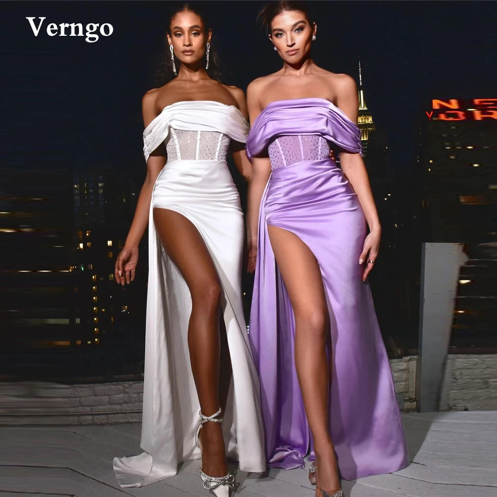 Длинные вечерние платья Verngo из лавандового атласа, Блестящий лиф с открытыми плечами и Боковым Разрезом, вечернее платье для выпускного веч...
Длинные вечерние платья Verngo из лавандового атласа, Блестящий лиф с открытыми плечами и Боковым Разрезом, вечернее платье для выпускного веч...