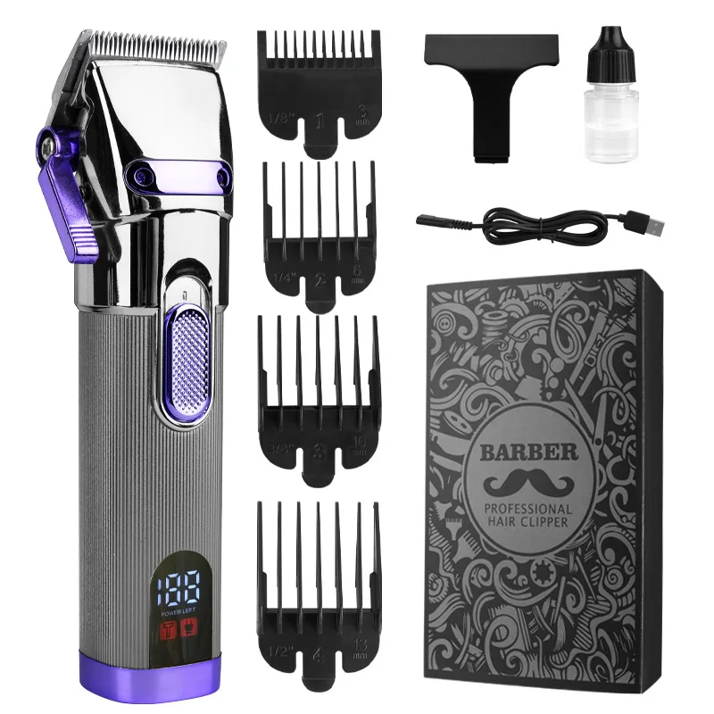 New color oil head professional hair clipper electric push scissor LCD adjustable knife distance men's hair barber
New color oil head professional hair clipper electric push scissor LCD adjustable knife distance men's hair barber