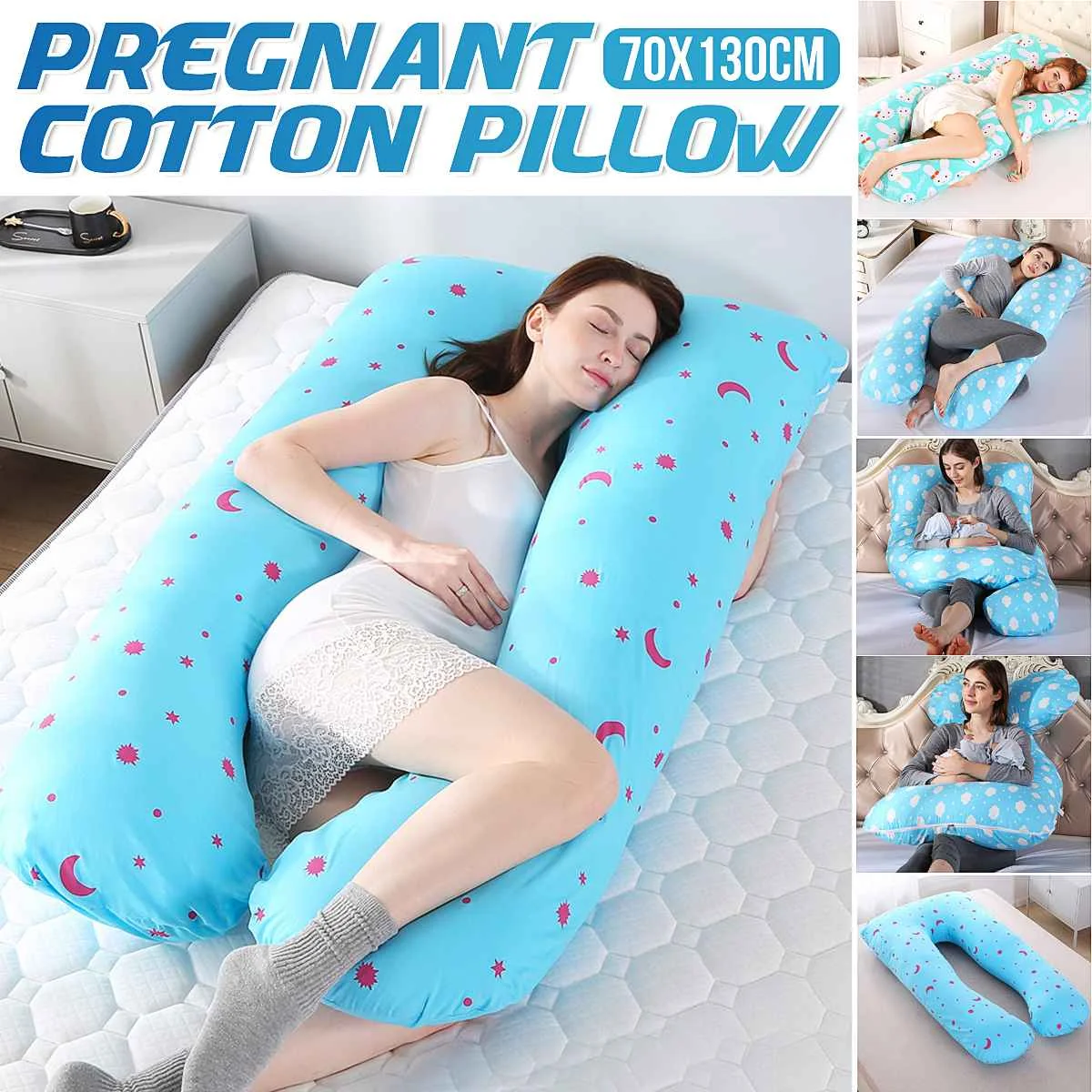 100% Cotton Full Body Pillow for Pregnant Women U Shape Pregnancy Pillow Sleeping Support Maternity Pillow for Side Sleepers
100% Cotton Full Body Pillow for Pregnant Women U Shape Pregnancy Pillow Sleeping Support Maternity Pillow for Side Sleepers