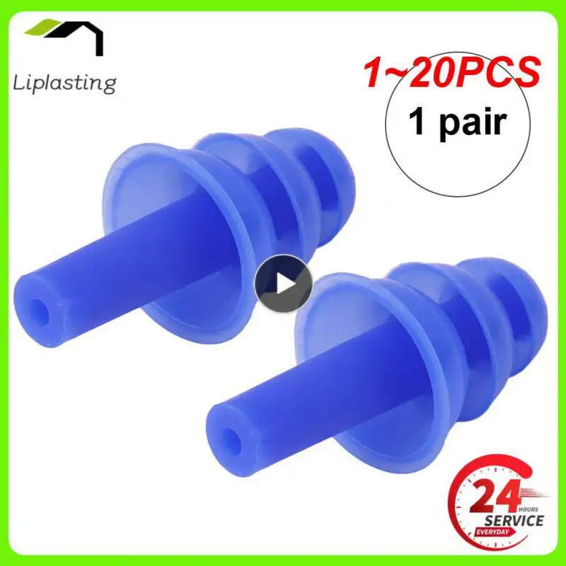 1~20PCS Soft Silicone Earplugs Waterproof Swimming Ear Plugs Reusable Noise Reduction Sleeping Ear Plugs Hearing Protection
1~20PCS Soft Silicone Earplugs Waterproof Swimming Ear Plugs Reusable Noise Reduction Sleeping Ear Plugs Hearing Protection