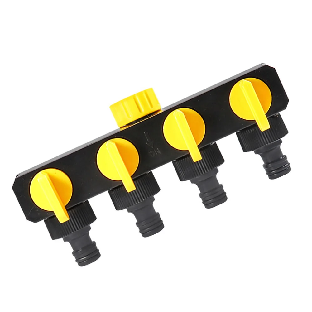 Garden Buildings 4 Way Tap Connector Garden Connected 3/4 Inch Pipe Or Faucet Watering Irrigation Diverter Plastic Hose Faucet
Garden Buildings 4 Way Tap Connector Garden Connected 3/4 Inch Pipe Or Faucet Watering Irrigation Diverter Plastic Hose Faucet