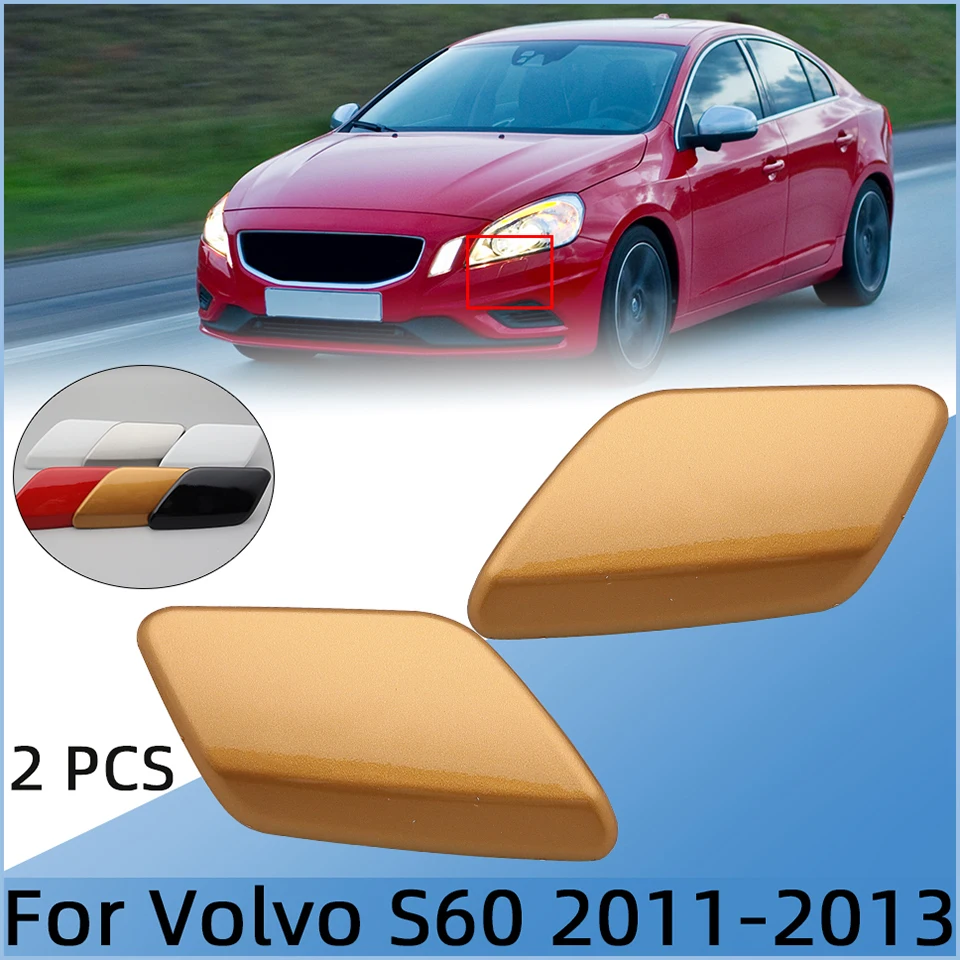 Pair For Volvo S60 2011 2012 2013 Headlight Washer Spray Nozzle Cover Cap Front Bumper Headlamp Washer Jet Lid 39802699 39802681
Pair For Volvo S60 2011 2012 2013 Headlight Washer Spray Nozzle Cover Cap Front Bumper Headlamp Washer Jet Lid 39802699 39802681