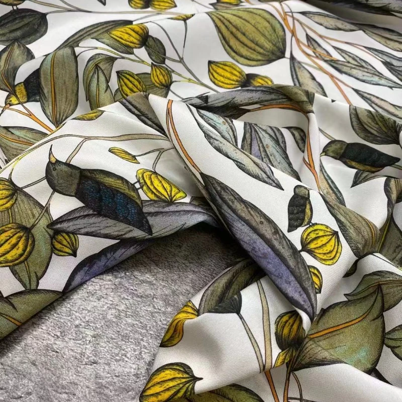 Новинка Шелковый эластичный крепдешиновый тканевый фон шелк тутового шелкопряда Модная одежда Платье С Рисунком Листьев Осенняя ткань
Новинка Шелковый эластичный крепдешиновый тканевый фон шелк тутового шелкопряда Модная одежда Платье С Рисунком Листьев Осенняя ткань