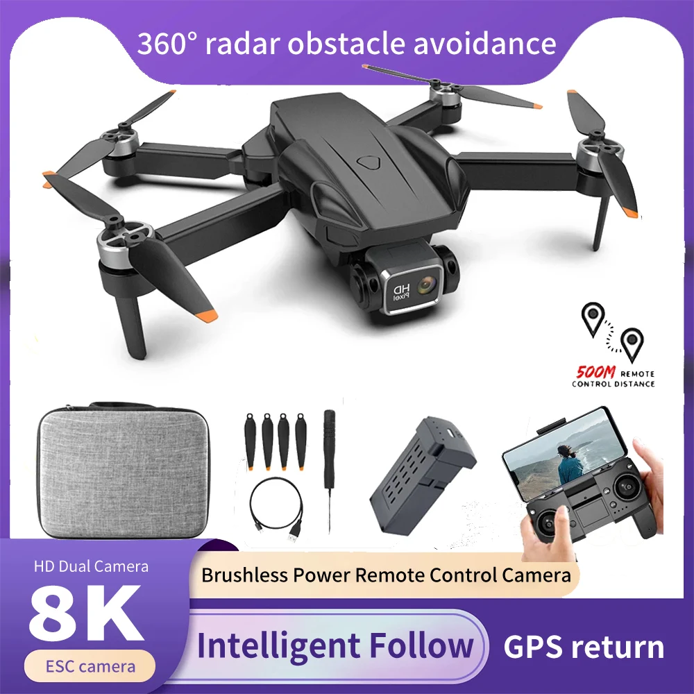 G21 GPS Drone 4K Professional HD Camera Brushless Motor Dron 5G WiFi FPV Foldable RC Quadcopter Boys Toy Gift
G21 GPS Drone 4K Professional HD Camera Brushless Motor Dron 5G WiFi FPV Foldable RC Quadcopter Boys Toy Gift