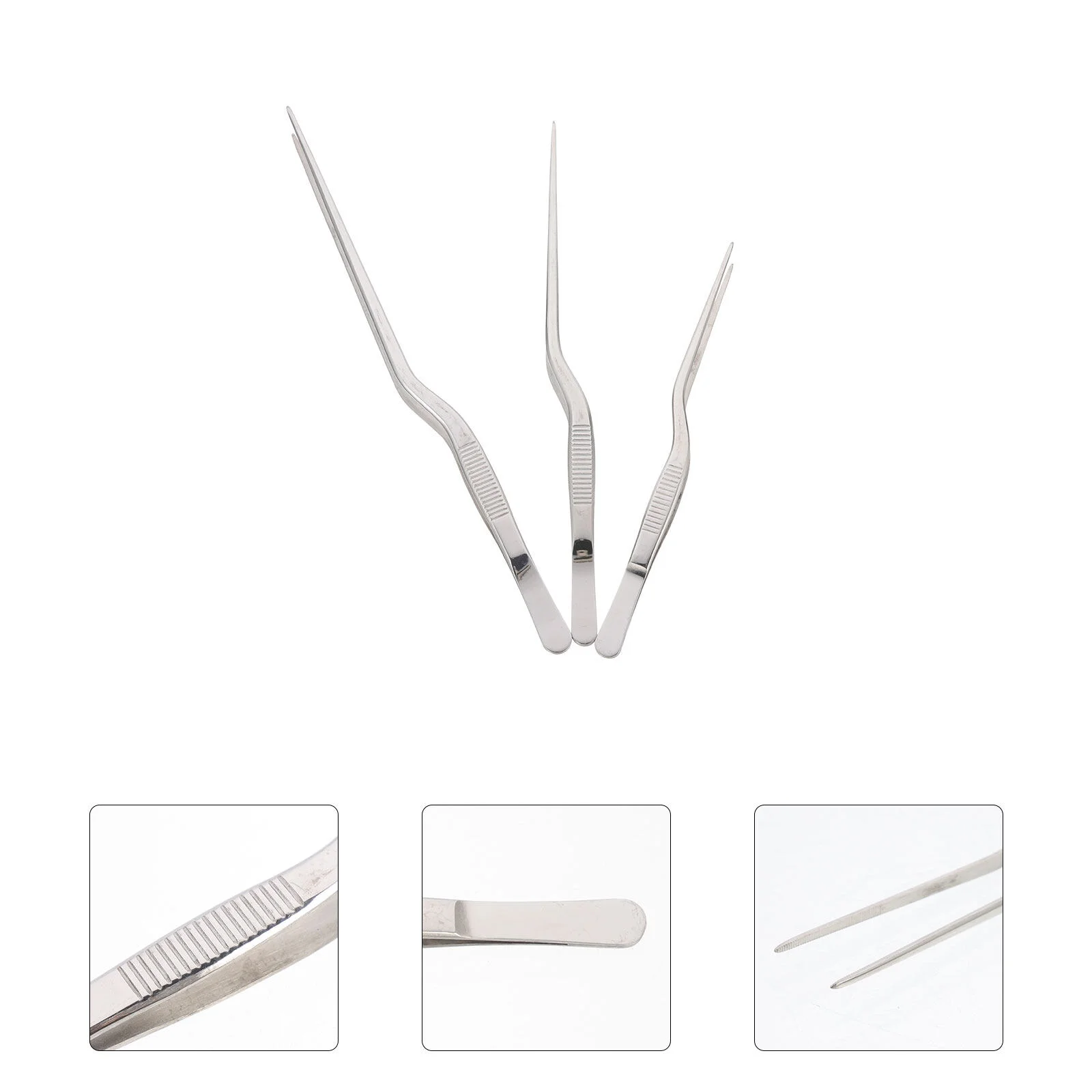 3 Pcs Fish Bone Clip Stainless Steel Tweezers Kitchen Accessories Chicken Hair Removing Clamp Picker Clips
3 Pcs Fish Bone Clip Stainless Steel Tweezers Kitchen Accessories Chicken Hair Removing Clamp Picker Clips