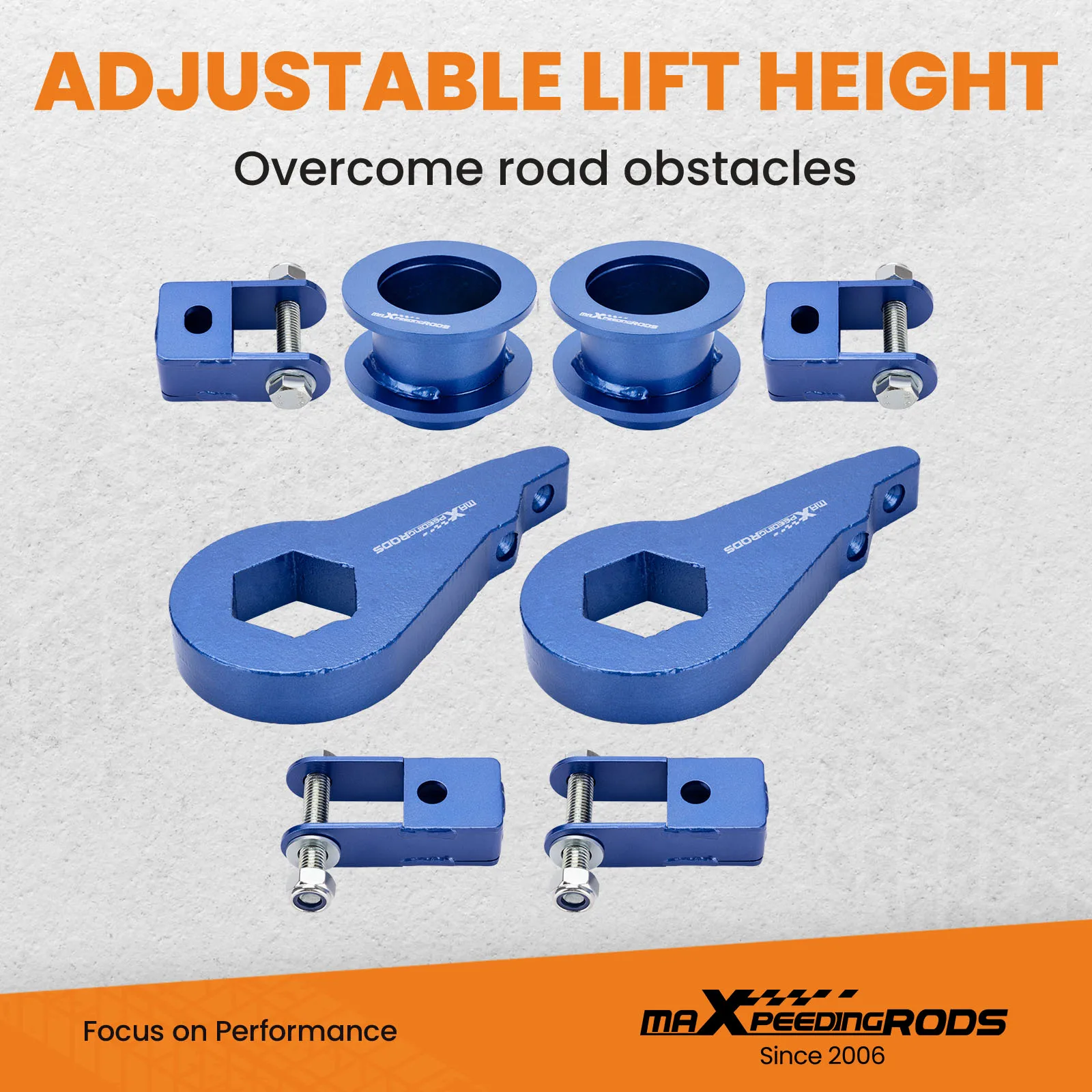 Передний 1-3 дюйма + задний 2 ''комплект для выравнивания подъемника для GMC Yukon XL 1500 SLE Sport 2002
Передний 1-3 дюйма + задний 2 ''комплект для выравнивания подъемника для GMC Yukon XL 1500 SLE Sport 2002