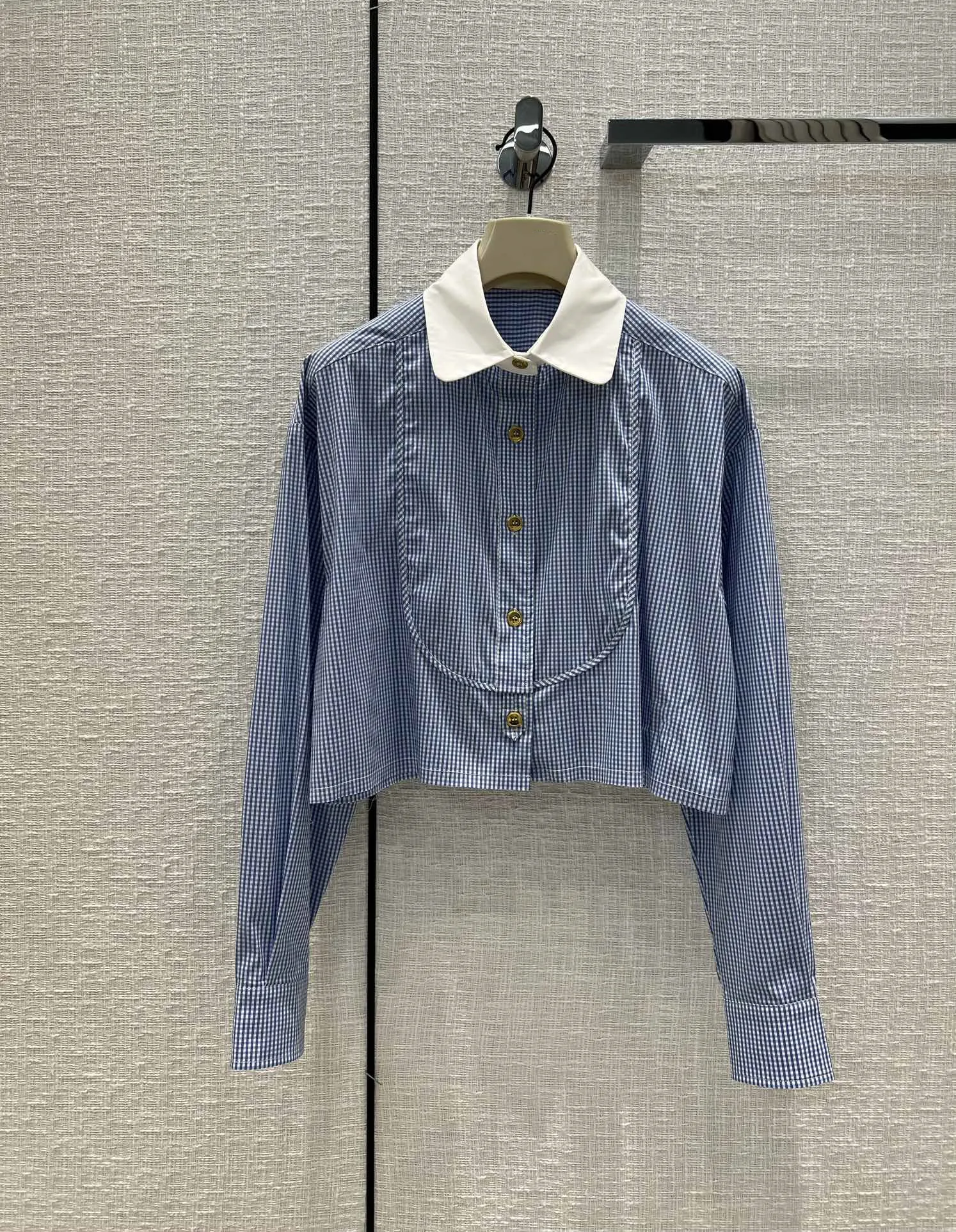 Female Clothing Shirt Top Women Blouse Women Clothing Woman Clothes Fashion 2022 Women's Shirt Long Sleeve Small Check Shirt
Female Clothing Shirt Top Women Blouse Women Clothing Woman Clothes Fashion 2022 Women's Shirt Long Sleeve Small Check Shirt
