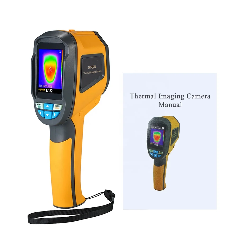 HT series of HT - 02 HTI brand 2.4 color screen 60*60 resolution pixel 3600 economical thermal camera infrared imager
HT series of HT - 02 HTI brand 2.4 color screen 60*60 resolution pixel 3600 economical thermal camera infrared imager