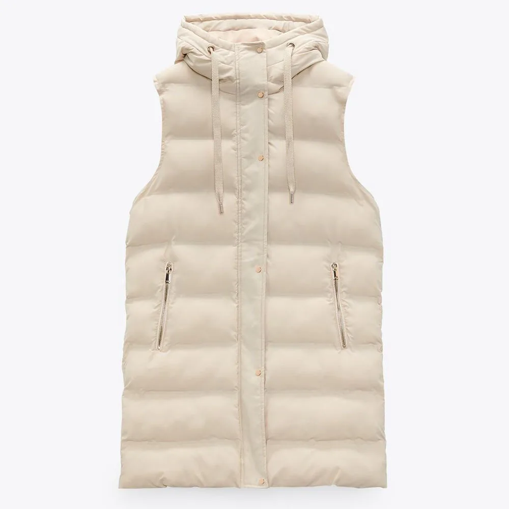 Женский жилет с капюшоном, винтажный хлопковый жилет без рукавов, Осень-зима 2022
Женский жилет с капюшоном, винтажный хлопковый жилет без рукавов, Осень-зима 2022