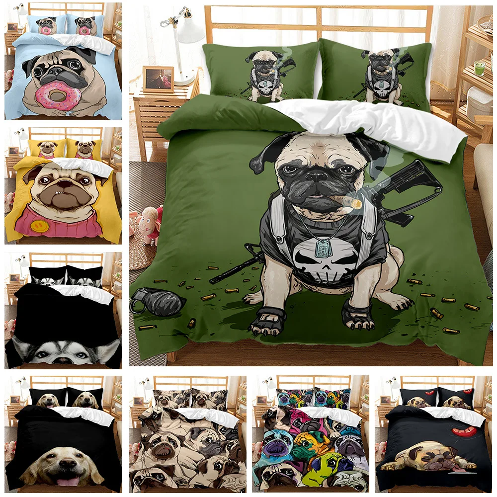 Cartoon Dog Bedding Set Duvet Cover For Adult Kids Boys Girls Animal Pet Quilt Covers Set Bedspread 2/3 Pcs
Cartoon Dog Bedding Set Duvet Cover For Adult Kids Boys Girls Animal Pet Quilt Covers Set Bedspread 2/3 Pcs