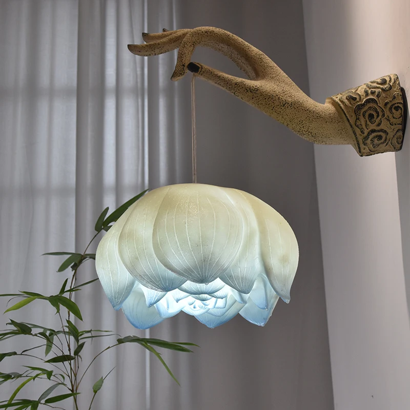 Modern Chinese style Retro Wall Lamp, Creative Bedside Hall Corridor Lighting, Inn Lotus Wall lamp
Modern Chinese style Retro Wall Lamp, Creative Bedside Hall Corridor Lighting, Inn Lotus Wall lamp