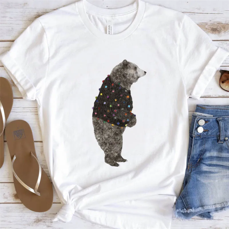 T-shirts Women 2022 Bear Cartoon Funny Fashion Trend Printing Clothes Graphic Tshirt Top Lady Print Female Tee T-Shirt
T-shirts Women 2022 Bear Cartoon Funny Fashion Trend Printing Clothes Graphic Tshirt Top Lady Print Female Tee T-Shirt