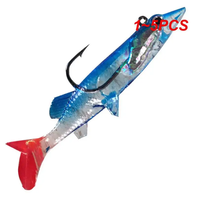1~5PCS Soft Bait Single Hook Transparent Blue Flexible Swing Realistic Design Soft Body Shape Lock Hook Fishing Supplies
1~5PCS Soft Bait Single Hook Transparent Blue Flexible Swing Realistic Design Soft Body Shape Lock Hook Fishing Supplies