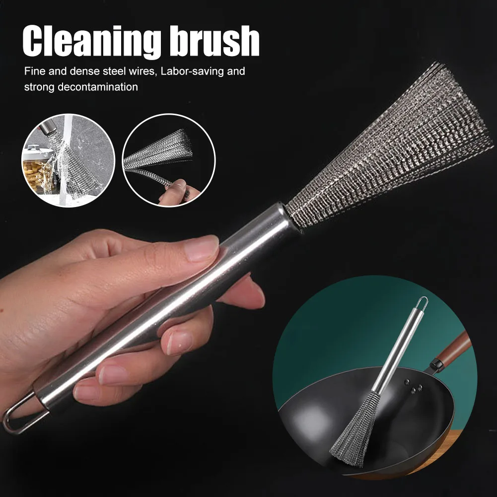 Home Kitchen Cleaning Brush Household Cleaning Tools Stainless Steel Dish Tableware Brush Strong Decontamination Brushes
Home Kitchen Cleaning Brush Household Cleaning Tools Stainless Steel Dish Tableware Brush Strong Decontamination Brushes