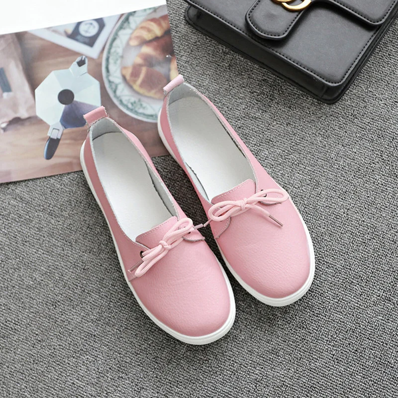 Women Shoes Casual Loafers Fashion Sneakers Woman Flats High Quality Plus Size Soft Ladies Loafers Female Split Leather Shoes
Women Shoes Casual Loafers Fashion Sneakers Woman Flats High Quality Plus Size Soft Ladies Loafers Female Split Leather Shoes