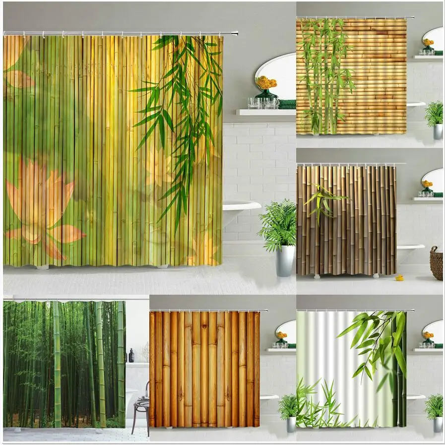 Yellow Green Bamboo Lotus Shower Curtain Bathroom Curtains Plant Flower Natural Scenery Fabric Background Wall Decor Screen Hook
Yellow Green Bamboo Lotus Shower Curtain Bathroom Curtains Plant Flower Natural Scenery Fabric Background Wall Decor Screen Hook
