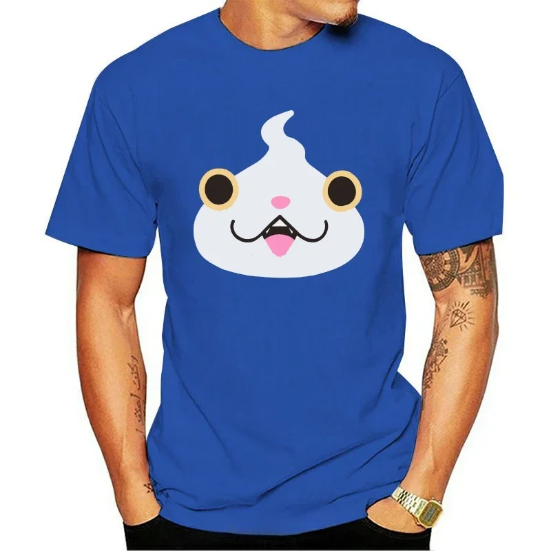 Новинка футболка с лицом аниме Yo Kai Yokai Watch Jibanyan красная 100 аутентичная