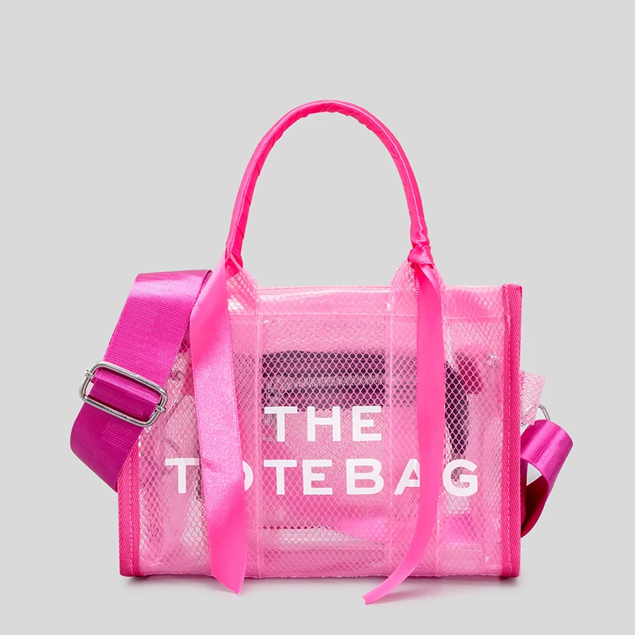Fashion Silk Scarf Transparent Women Handbags Designer Small Tote Bag Luxury Clear Pvc Shoulder Crossbody Bags Summer Purse Mini
Fashion Silk Scarf Transparent Women Handbags Designer Small Tote Bag Luxury Clear Pvc Shoulder Crossbody Bags Summer Purse Mini