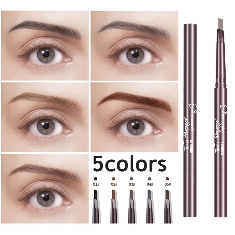 Automatic Rotation Brow Tint Double Head Triangle Eyebrow Pen Natural Long-Lasting Easy Wear Beauty Eyebrow Pencil Makeup Tools 
Automatic Rotation Brow Tint Double Head Triangle Eyebrow Pen Natural Long-Lasting Easy Wear Beauty Eyebrow Pencil Makeup Tools