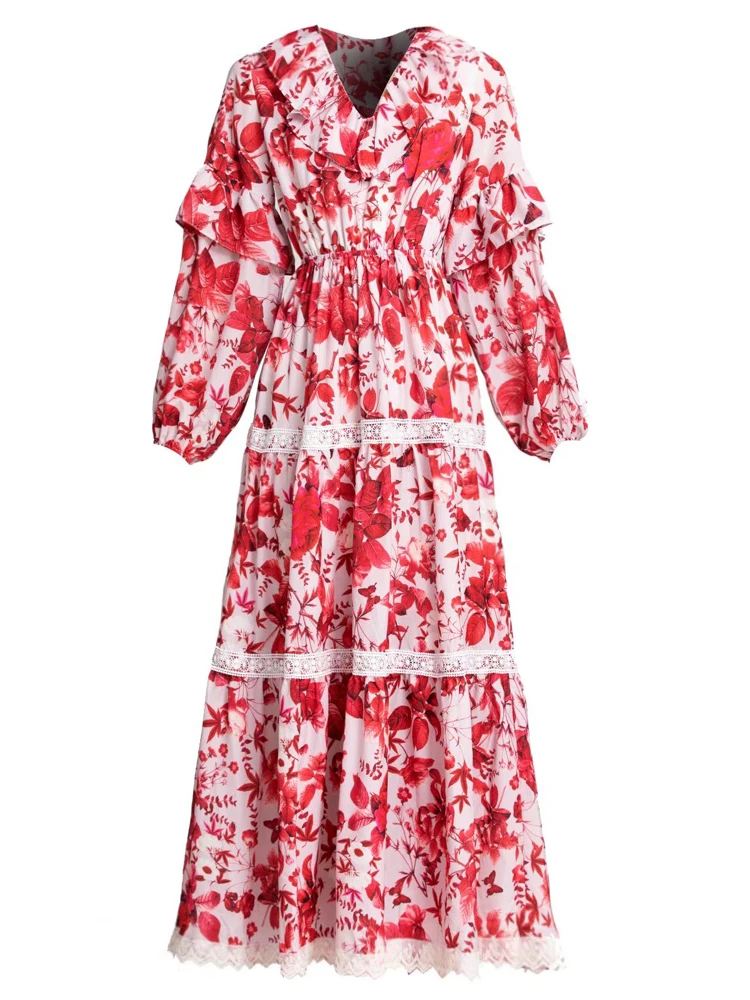 Long Dress Runway Designer High Quality Autumn New Women Bohemian Casual Party Fashion Vintage Elegant Long Sleeve Print Dresses
Long Dress Runway Designer High Quality Autumn New Women Bohemian Casual Party Fashion Vintage Elegant Long Sleeve Print Dresses