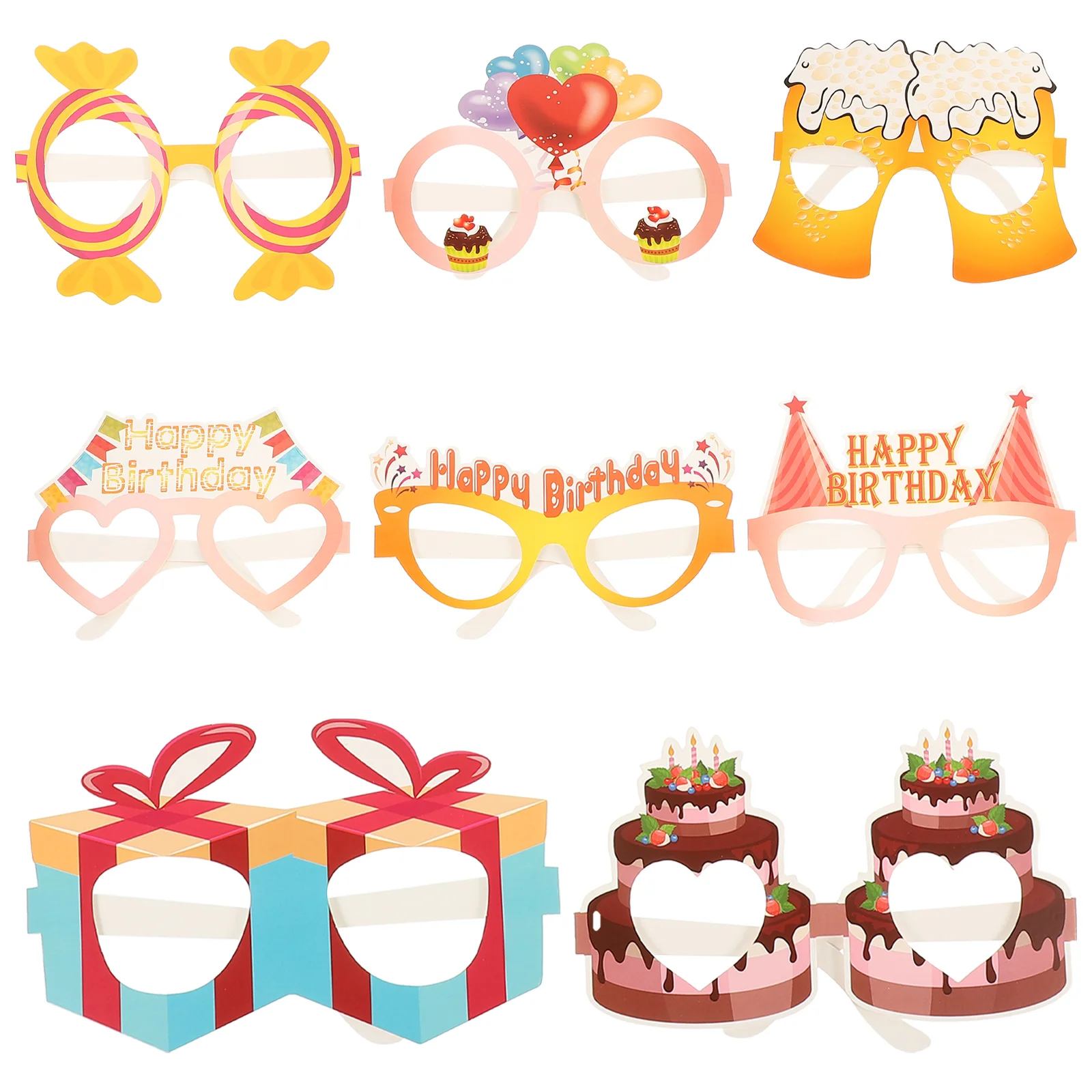 Birthday Party Paper Glasses Sunglasses Eyewear Props Happy Eyeglasses Novelty Photo Booth Bday Animal Kids Eye Frames Supplies
Birthday Party Paper Glasses Sunglasses Eyewear Props Happy Eyeglasses Novelty Photo Booth Bday Animal Kids Eye Frames Supplies