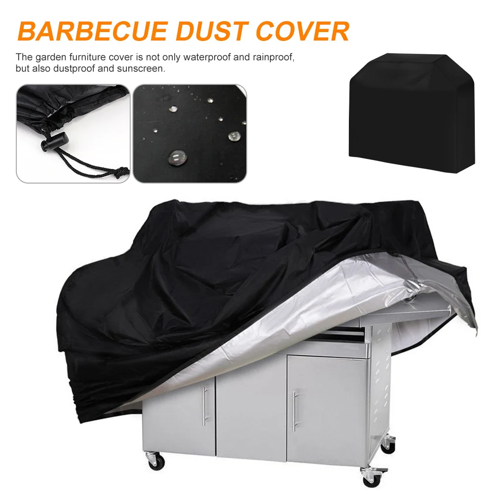 Outdoor Portable 420D Oxford Cloth Barbecue Cover Black Oxford Cloth Furniture Dust Cover Buckle Oven Dust Cover Tool
Outdoor Portable 420D Oxford Cloth Barbecue Cover Black Oxford Cloth Furniture Dust Cover Buckle Oven Dust Cover Tool
