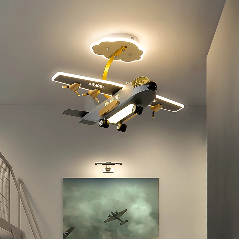 Children'S Airplane Light Creative Led Boy Bedroom Room Light Indoor Lighting Ceiling Lamp Hanging Light Fixture Lamps For Livin
Children'S Airplane Light Creative Led Boy Bedroom Room Light Indoor Lighting Ceiling Lamp Hanging Light Fixture Lamps For Livin