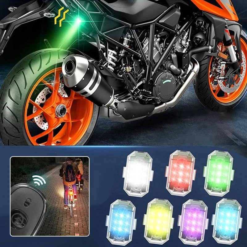 

Motorcycle Strobe Light Multi-Use LED Strobe Light Protector,High Brightness USB Rechargeable Flash,USB Rechargeable Lighting