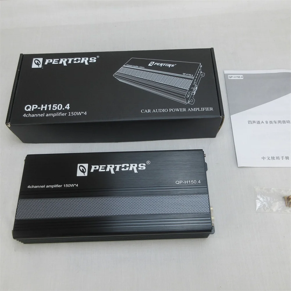 The Rated Power of Four-channel QP-H150.4 Four-channel Power Amplifier Audio Processor for Car Audio Modification Is 100W
The Rated Power of Four-channel QP-H150.4 Four-channel Power Amplifier Audio Processor for Car Audio Modification Is 100W