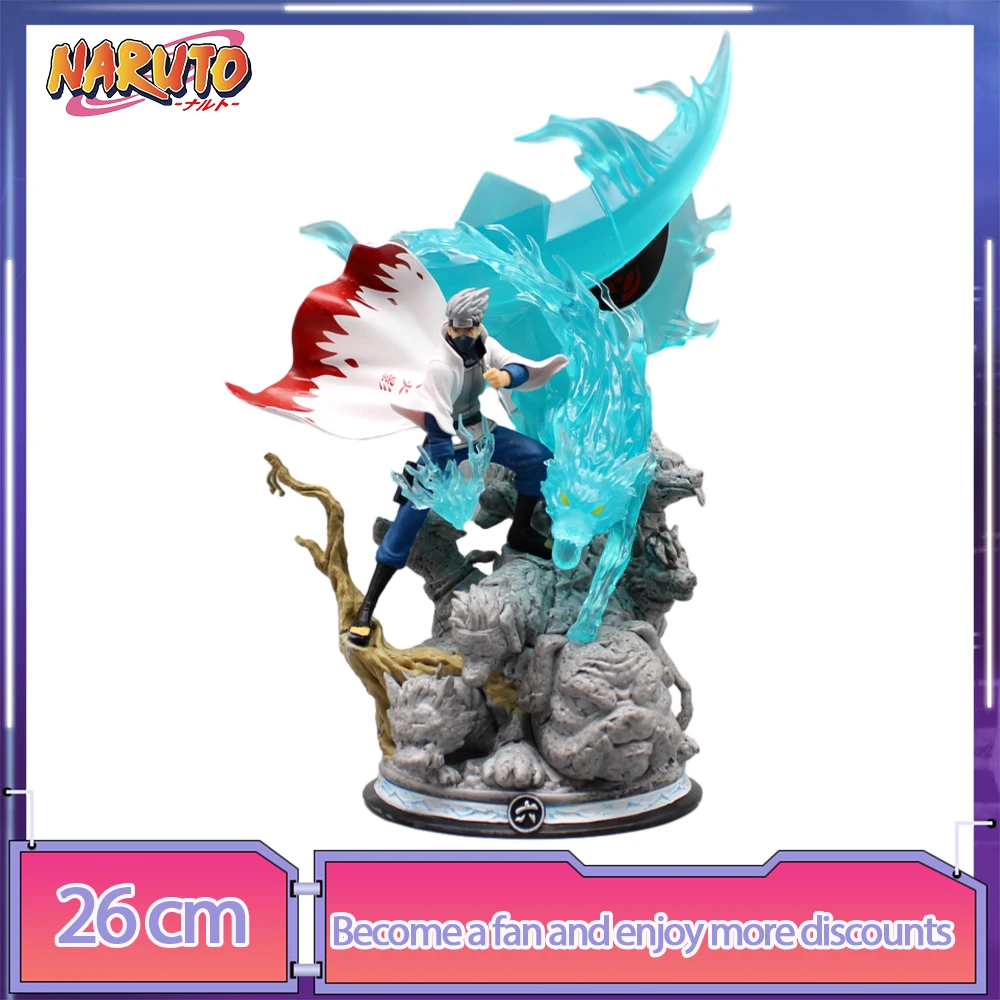 26cm Naruto Figures Hatake Kakashi Anime Figures Model Pvc Gk Statue Figurine Doll Ornament Collection Room Decora Christmas Toy
26cm Naruto Figures Hatake Kakashi Anime Figures Model Pvc Gk Statue Figurine Doll Ornament Collection Room Decora Christmas Toy