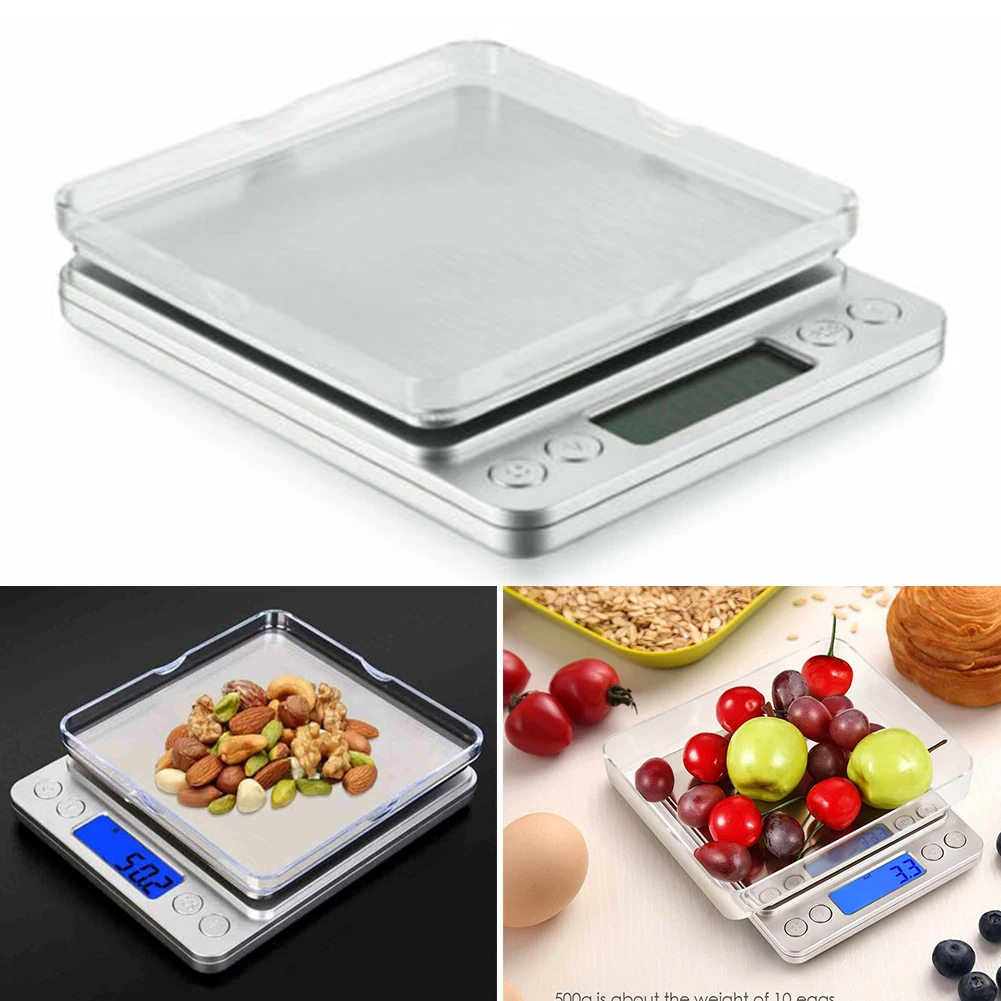 Digital Kitchen Weight Scale Ounces Small Stainless Steel Tool Home Household LCD Screen Display 0.1g Food Scale
Digital Kitchen Weight Scale Ounces Small Stainless Steel Tool Home Household LCD Screen Display 0.1g Food Scale