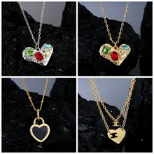 Fashion Love Heart Necklace Light Luxury Jewelry Brand CELIN High Quality Valentines Day Gift Free Delivery