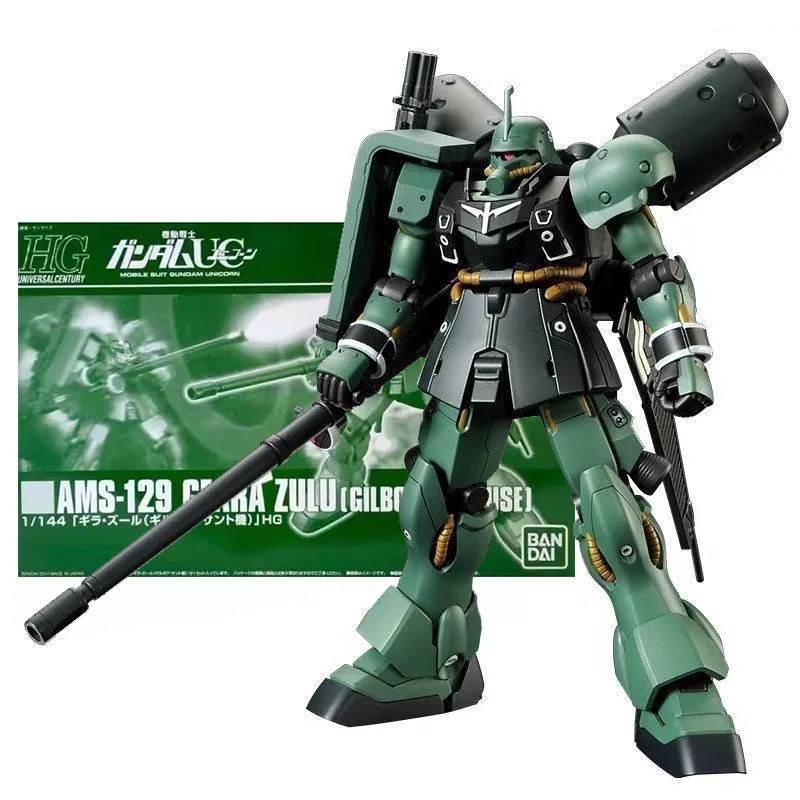 Набор оригинальных моделей Bandai Gundam Аниме Фигурки HG Geara Zulu Gilboa Сант мобильный