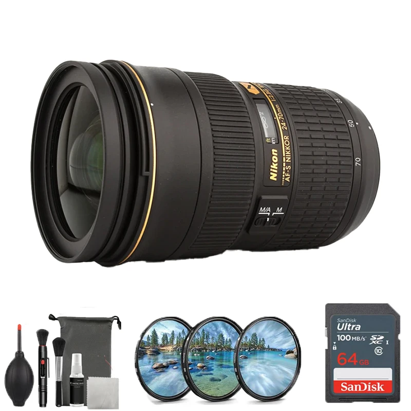 

Объектив Nikon AF-S 24-70 мм f/2,8G ED для зеркальных камер Nikon D610 D600 D750 D810 D800 D800E D850