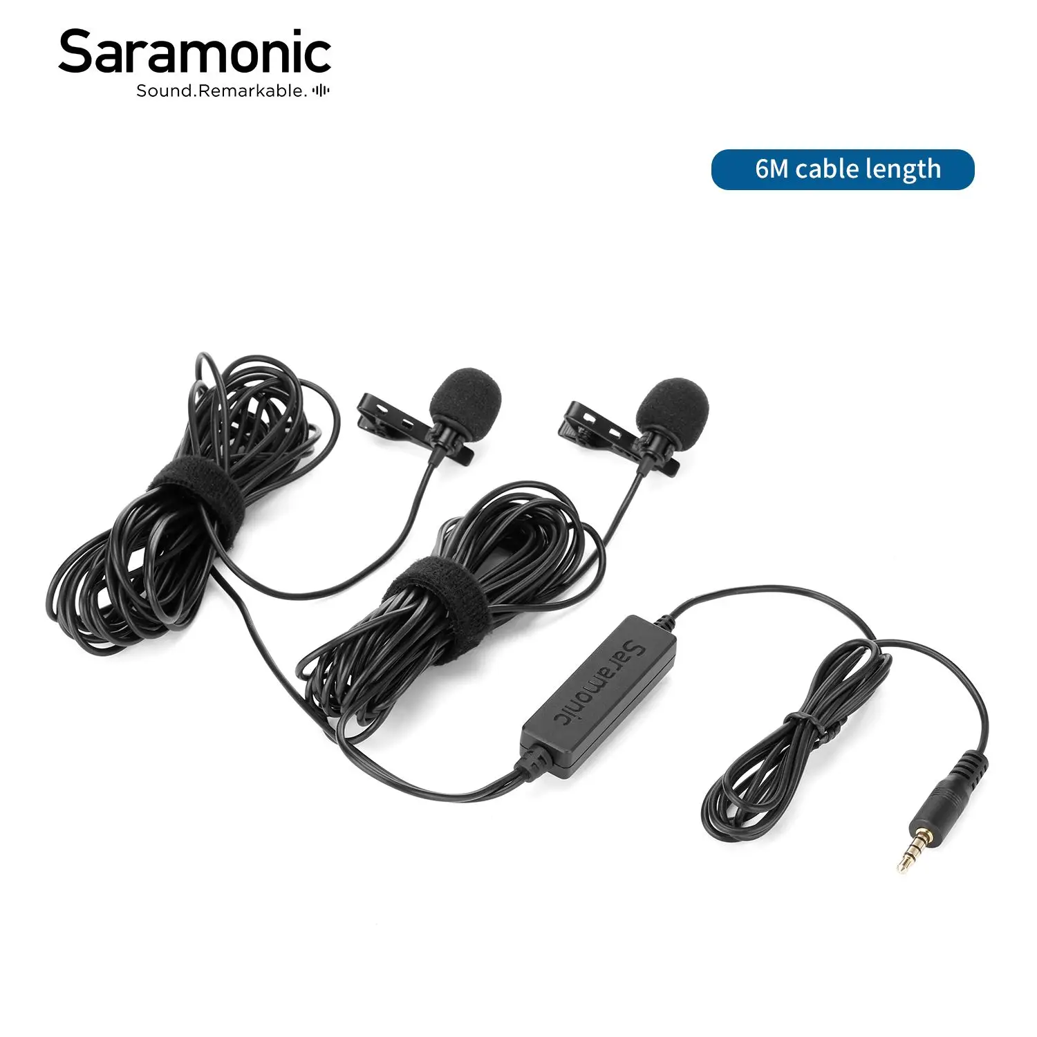 Saramonic LavMicro 2m 3.5mm TRRS Dual-head Condenser Lavalier Microphone for Smartphone DSLR Camera Vlog Youtube Live Streaming
Saramonic LavMicro 2m 3.5mm TRRS Dual-head Condenser Lavalier Microphone for Smartphone DSLR Camera Vlog Youtube Live Streaming