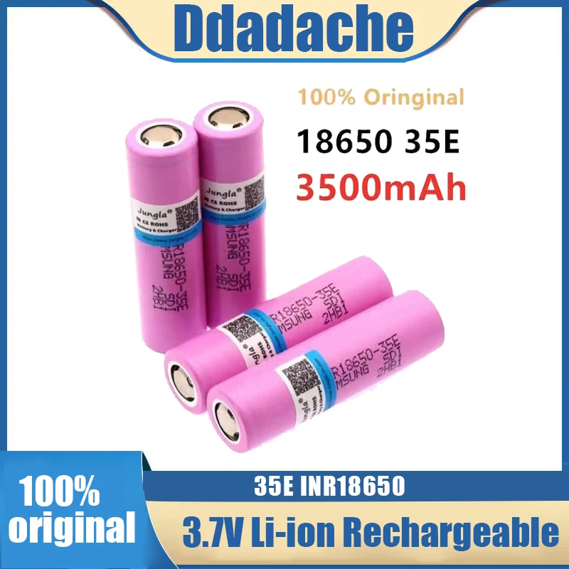 1-10PCS 100% Original 35E 3.7 v 3500 mah 18650 lithium battery For flashlight batteries for 35E 3500 mah battery
1-10PCS 100% Original 35E 3.7 v 3500 mah 18650 lithium battery For flashlight batteries for 35E 3500 mah battery