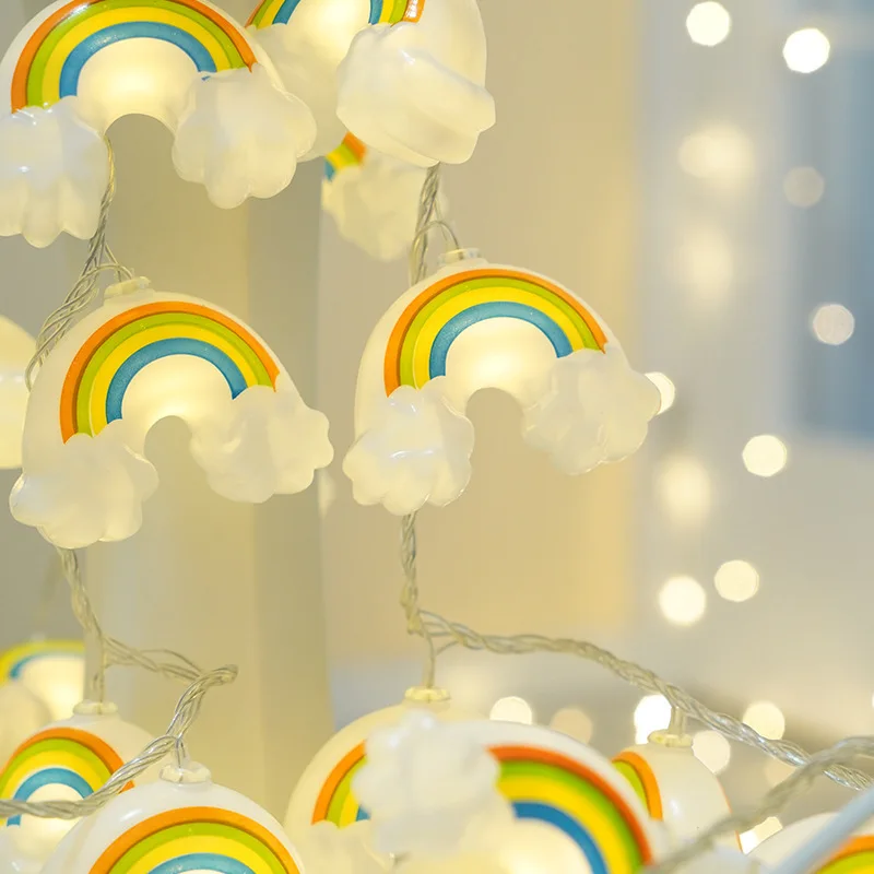 LED Lighting Strings Children's Room Decorative Light Indoor Camping Tent Decorative Rainbow Modeling Light String
LED Lighting Strings Children's Room Decorative Light Indoor Camping Tent Decorative Rainbow Modeling Light String
