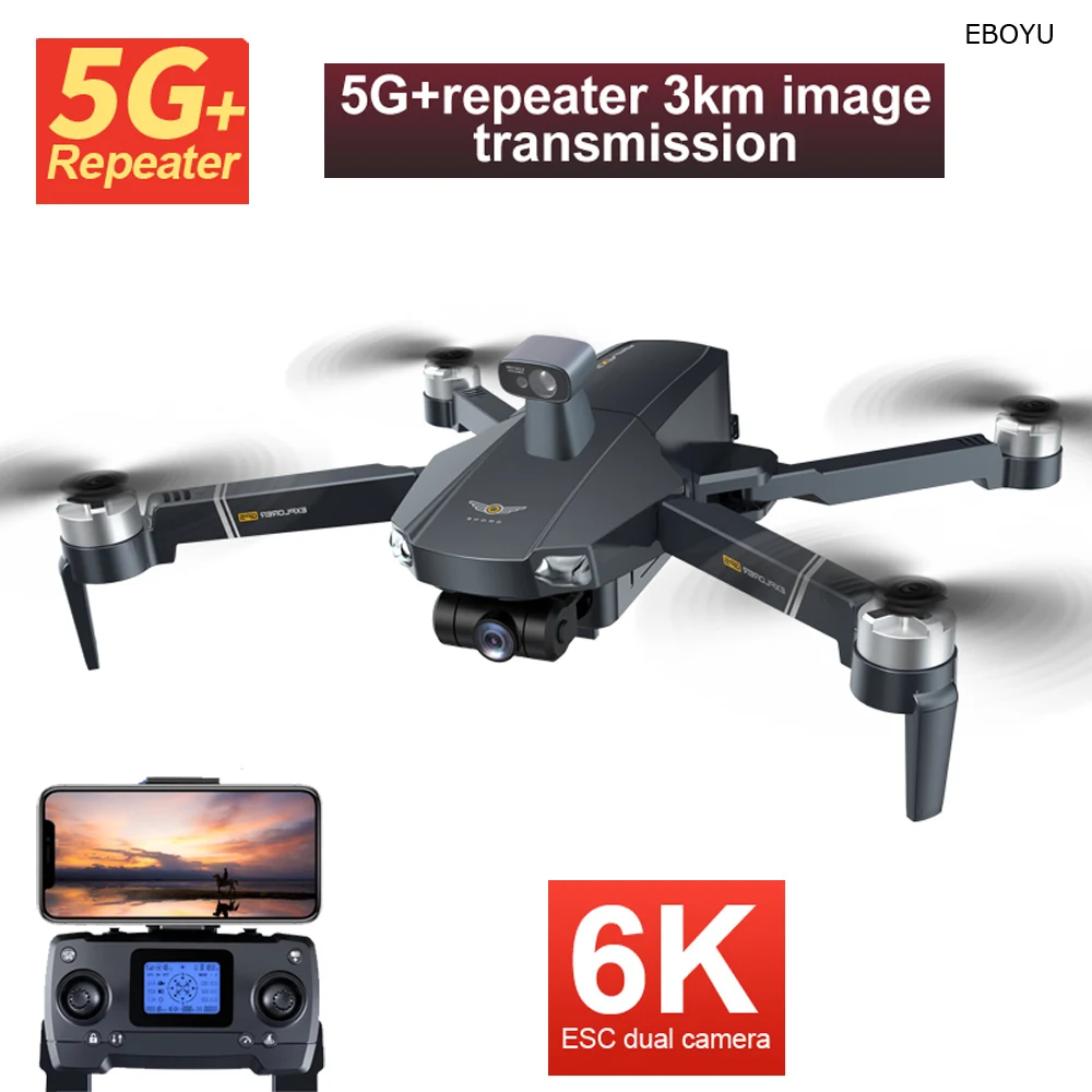 JJRC X20PRO GPS Drone Brushless Motor 5G 3KM WiFi FPV 6K HD Camera Dual GPS Return Home Foldable RC Drone Quadcopter Gift Toy
JJRC X20PRO GPS Drone Brushless Motor 5G 3KM WiFi FPV 6K HD Camera Dual GPS Return Home Foldable RC Drone Quadcopter Gift Toy