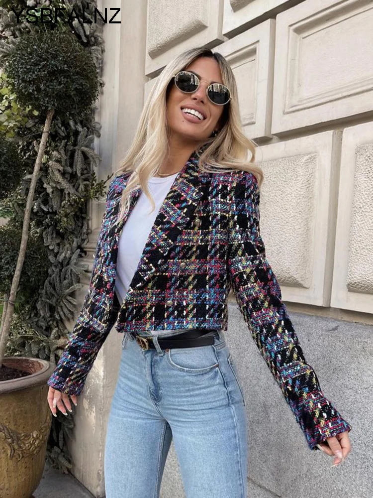 2023 Tweed Blazers Suit Outerwear Spring Coats Long Sleeve Tops Fashion Jackets Tailored Women Coat Multicolor Cropped Clothing
2023 Tweed Blazers Suit Outerwear Spring Coats Long Sleeve Tops Fashion Jackets Tailored Women Coat Multicolor Cropped Clothing