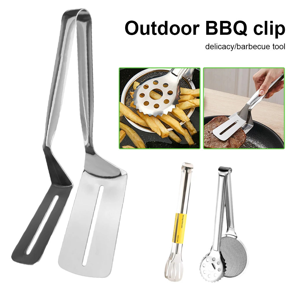 Barbecue Tong Fried Steak Shovel Fried Fish Shovel Clamp Kitchen Bread Meat Clamp Stainless SteelBBQ Bread Utensil Set
Barbecue Tong Fried Steak Shovel Fried Fish Shovel Clamp Kitchen Bread Meat Clamp Stainless SteelBBQ Bread Utensil Set