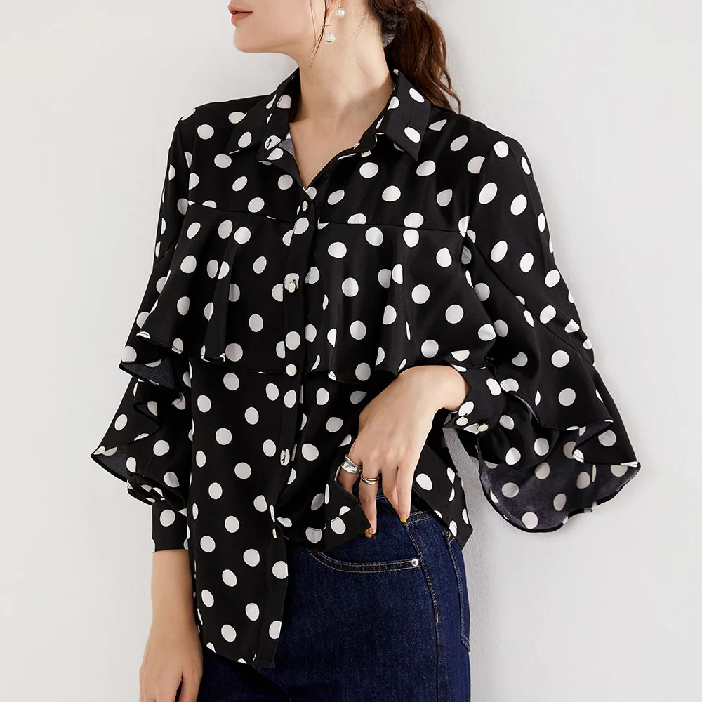 Polka Dots Standard Women's Blouse 2022 Spring Summer Shirt Vintage Elegant Simple Base Office Lady Casual Long Sleeve Chic Tops
Polka Dots Standard Women's Blouse 2022 Spring Summer Shirt Vintage Elegant Simple Base Office Lady Casual Long Sleeve Chic Tops