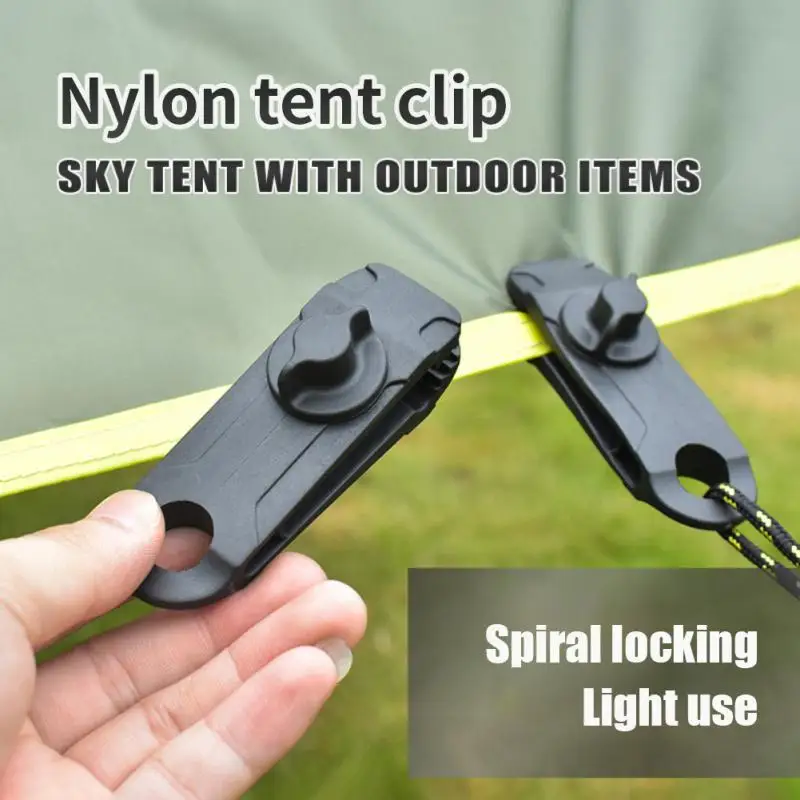 

Selling Tents Awning Wind Rope Clamp Awnings Plastic Clip Camping Windproof Tent Crocodile Clip Outdoor Camping Equipment