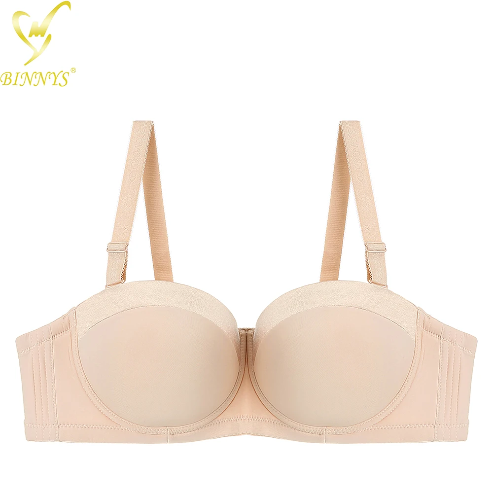 Binnys Women's High Quality Strapless Bra C Cup Underwear Female Silicone Non-slip Half Comfortable Underwire Ladies Sexy Bra
Binnys Women's High Quality Strapless Bra C Cup Underwear Female Silicone Non-slip Half Comfortable Underwire Ladies Sexy Bra