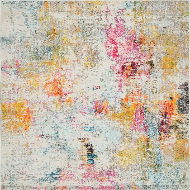 -Colored Eye-Catching 3' x 5' Multi-Colored Modern Accent Rug - Brighten Up Any Space with a Unique and Stylish Addition.
-Colored Eye-Catching 3' x 5' Multi-Colored Modern Accent Rug - Brighten Up Any Space with a Unique and Stylish Addition.